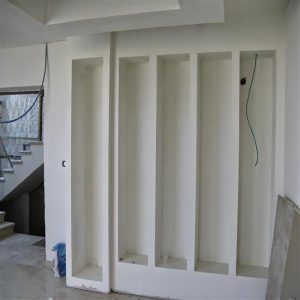 עיצוב קיר גבס