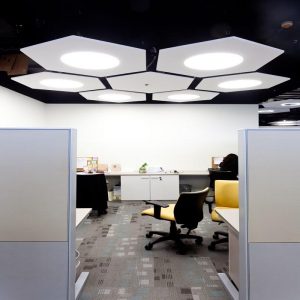 תקרה אקוסטית מעוצבת